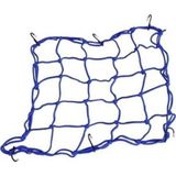 TEX 2010 Ahtapot Motosiklet Kancalı Kask Filesi Evrensel Kask Filesi Plastik Kancalı 40 X 40 Cm Mavi