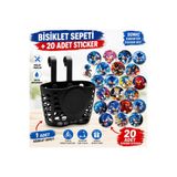 Tex Bisiklet sepeti+ 20 adet sticker