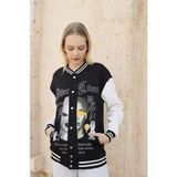 Tex Nova Oversize Kolej Ceket - Siyah