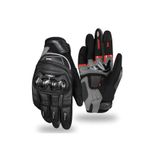 Tex Ones Again MG08 Kevlar ve Karbon Korumalı Siyah Motosiklet Eldiveni
