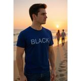 Tex Republic Lacivert Erkek Slim Fit Bisiklet Yaka T-Shirt, S