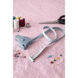 TEXART Art of Sewing BEL,KOL VE BACAK ÖLÇÜMÜ İÇİN 1,5 METRE OTOMATİK MEZURA MAVİ