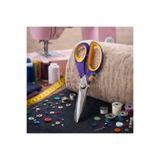 TEXART Art of Sewing TAKSUN GL-203 9,5 INCH KAĞIT-KUMAŞ MAKASI MOR-SARI