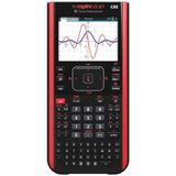 Texas Instruments TI-Nspire CX II-T CAS grafik hesap makinesi (800 fonksiyon, renkli gösterim, 3D ekran) siyah kırmızı