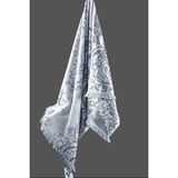 Texavibe Çift Yönlü Banyo Havlusu Gri-Beyaz 410202 - 150 x 80 cm