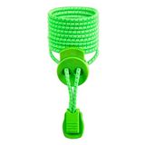 TexFoot Akıllı Kilitli Elastik Ayakkabı Bağcığı 120 cm Lastik Bağcık Elastic Shoelaces (N.YEŞİL)