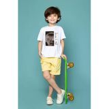 TexKid Gazi Mustafa Kemal Atatürk İmzası Baskılı Pamuklu Çocuk Tişört Unisex T shirt
