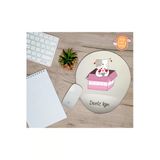 TexKid Kişiye Özel Kutu Içinde Kalpli Kedi Temalı Mousepad Bilek Destekli