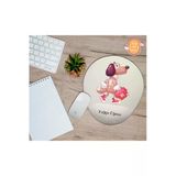 Texkid Kişiye Özel Para Çantası Taşıyan Köpek Temalı Mousepad Bilek Destekli