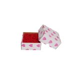 TexKid Pembe Kalp Baskılı Hediye Kutusu 15*16*8 cm