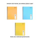 Text Pastel Defter A4 100 Yaprak Çizgili 3 Adet