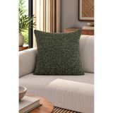 texta home deco Melange Buklet Dokuma Kırlent Kılıfı Yeşil - 50x50 cm