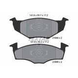Textar 2186602 Fren Balatası Ön Gdb1274 Fdb1101 Vw Polo Cordoba Fabia Bm 94 00 6N0698151