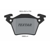 Textar 2302001 Fren Balatası Arka Kulaklı Mercedes Vıto.108.110.d 108.110.112.Cdı V.200.220.230.280 Om 611 01 > 0004214210