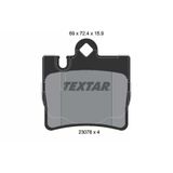 Textar 2307801 Fren Balatası Arka Mercedes W215 220 Bm 99 01 34200620