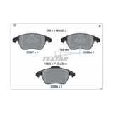 Textar 2358701 Fren Balatası Ön Gdb1550-fdb1641 Volkswagen Golf 5-golf 6-jetta-caddy-passat-leon Bm 04- 3c0698151b