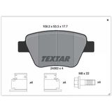 Textar 2456301 Fren Balatası Arka Gdb1841-fdb4316 Volkswagen Caddy-golf 6-jetta-a3 Bm 10- 5k0698451