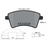 Textar 2469301 Fren Balatası Ön 4154210310