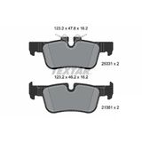 Textar 2533101 Fren Balatası Arka Bmw 1F40 2 F45 F46 X1 F48 X1 F49 X2 F39 Mini F54 F60 Bm 14 17 1543683