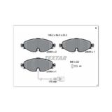 Textar 2568301 Fren Balatası Ön Gdb1956-fdb4433 Volkswagen Golf7-a3-leon-passat Bm 13- 8v0698151