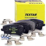 TEXTAR Fren Balatası Arka-Fişsiz Cdnc-Caga-Cabb-Caha VW A4-A5-Q5 1.8TFSI-2.0TFSI-2.0TDI 2008-17 2460602