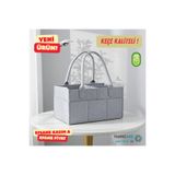 Textia Home Anne Bebek Keçe Bakım Çantası Yenidoğan İçin Organizer Düzenleyici Çok Amaçlı