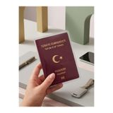 Textia Home Şeffaf Su Geçirmez Pasaport Koruma Kabı Pasaport Kılıfı