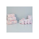 Textile sweet 7'li Unicorn Desenli Bavul İçi Düzenleyici Valiz Düzenleyici Organizer Set
