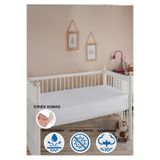 TEXTİLEGARDEN BEBEK ALEZ SIVI/SU GEÇİRMEZ %100 PAMUK YATAK KORUYUCU LASTİKLİ FİTTED ANNE YANI BEBEK ALEZİ