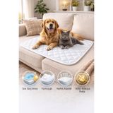 TEXTİLEGARDEN Yıkanabilir Kapitoneli Sıvı Geçirmez Kedi Ve Köpek Çiş Pedi-Ped Training Pad