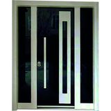 Tez- 0148 Statik Beyaz Renk Camlı Model Apartman Giriş Kapısı, Dış Mekan Kapısı, Villa Kapısı