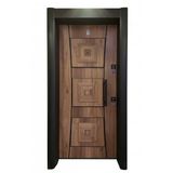 Tez-1451 Statik Kasalı Kabartmalı Model Çelik Kapı, Daire Kapısı, Villa Kapısı