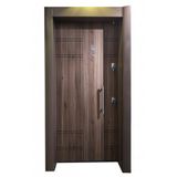 Tez-1658 Statik Kasalı Tanganika Düz Model Daire Kapısı, Çelik Kapı, Villa Kapısı