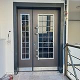 Tezdoor Antrasit Camlı Bina Giriş Kapıları