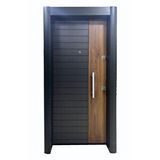 Tezdoor Çelik Kapı, Monoblok Kilitli, Hok Kilit Sistemli Daire Kapısı Sol Açılım Çelik Kapı Antrasit