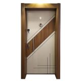 Tezdoor Çelik Kapı, Tırnaklı Sistem Kale Kilit Çelik Kapı, Eskitme Kasalı Düz Model Sağ Açılım