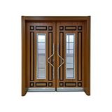 Tezdoor Celik Kapi Villa Kapısı, Abd Model Apartman Giriş Kapısı Sağ Açılım Bina Kapısı Kahverengi