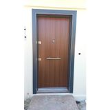 Tezdoor Kompozit Dış Cephe Çelik Kapı, Villa Kapısı Kale Kilitli