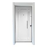 Tezdoor Sac Kasa, Tırnaklı Çelik Kapı, Daire Kapısı, Çelik Kapı, Ahşap Desenli Çelik Kapı Sağ Açılım Beyaz