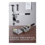 Tezgah Üstü Matkap Standı + Tezgah Mengenes Seti
