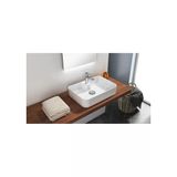 Tezgah Üstü Set Üstü Lavabo 35*50 Delikli Quarter Bath Rapid Line Line