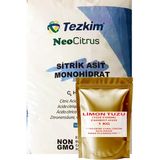 Tezkim Limon Tuzu ÖĞÜTÜLMÜŞ İNCE (GIDA TİPİ E330) 1 kg
