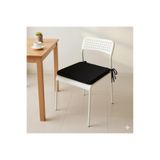 TEZKOTEKSTİL 40x40cm Düz Sünger Bağlama İpli Sandalye Minderi | Ev Tekstil Kumaşından | Kare Minder