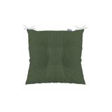 TEZKOTEKSTİL Pofidik Kare Sandalye Minderi 40 X 40 Cm Haki Yeşil