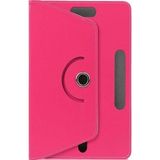 TezMax Casper Via L40 10.4" Dönerli Standlı Deri Tablet Kılıfı - Pembe