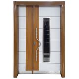 Tezwood 0163 Bina Giriş Kapısı,Eskitme Model Çelik Kapı,Villa Kapısı