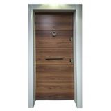 Tezwood 1650 Beyaz Statik Kasalı Düz Model Daire Kapısı, Villa Kapısı, Çelik Kapı