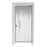 Tezwood Çelik Kapı Sac Kasa, Tırnaklı Çelik Kapı, Daire Kapısı, Çelik Kapı, Beyaz Renk Çelik Kapı