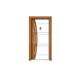 Tezwood Tez-3551 Ahşap Kaplama Düz Model Çelik Kapı Kahverengi