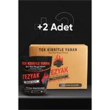 TEZYAK 2 kg x 2 Paket Profesyonel Tek Kibritle Yanan Yeni Nesil Mangal Kömürü